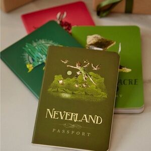 Peter Pan Neverland Pasport Notebook NEW